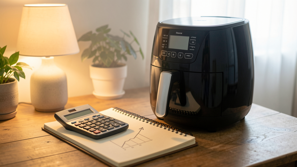 Detalhe fotográfico relacionado a 3 motivos pelos quais uma Air Fryer muito pequena vai te frustrar na cozinha